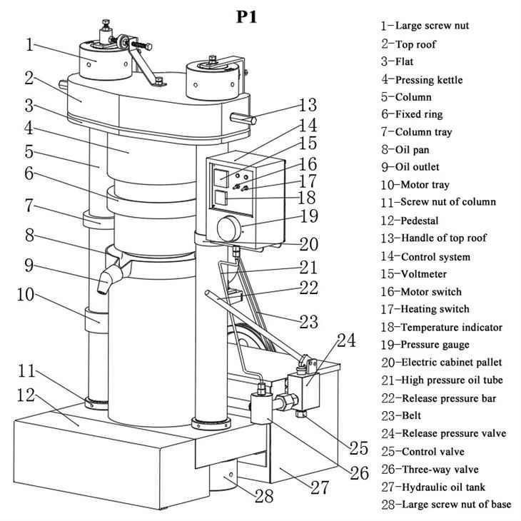 Hydraulic Oil Press Machine